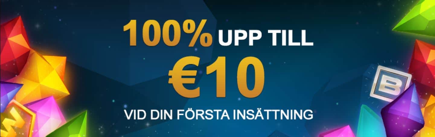 Videoslots bonuskod för välkomstbonusen